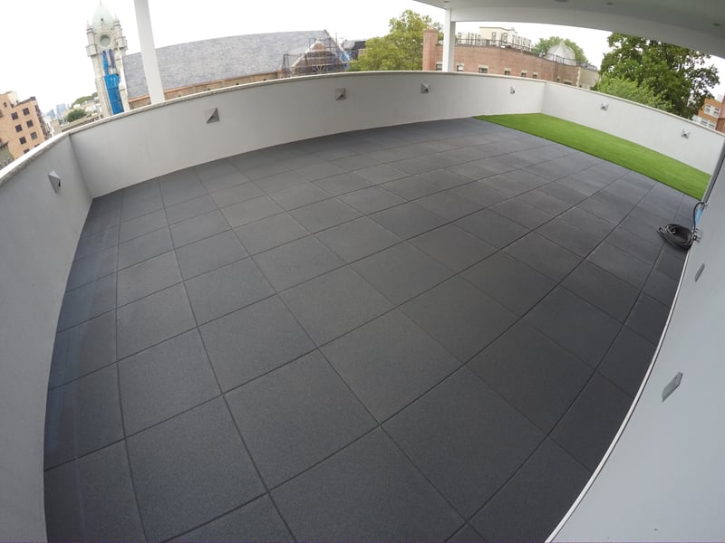 Rooftop Using Rubber Pavers with Our Turf-Top Tiles preview 11